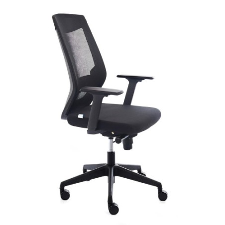 13989-SILLA SINCRO AJUSTE LUMBAR MALLA/NEGRO ROCADA 908-4