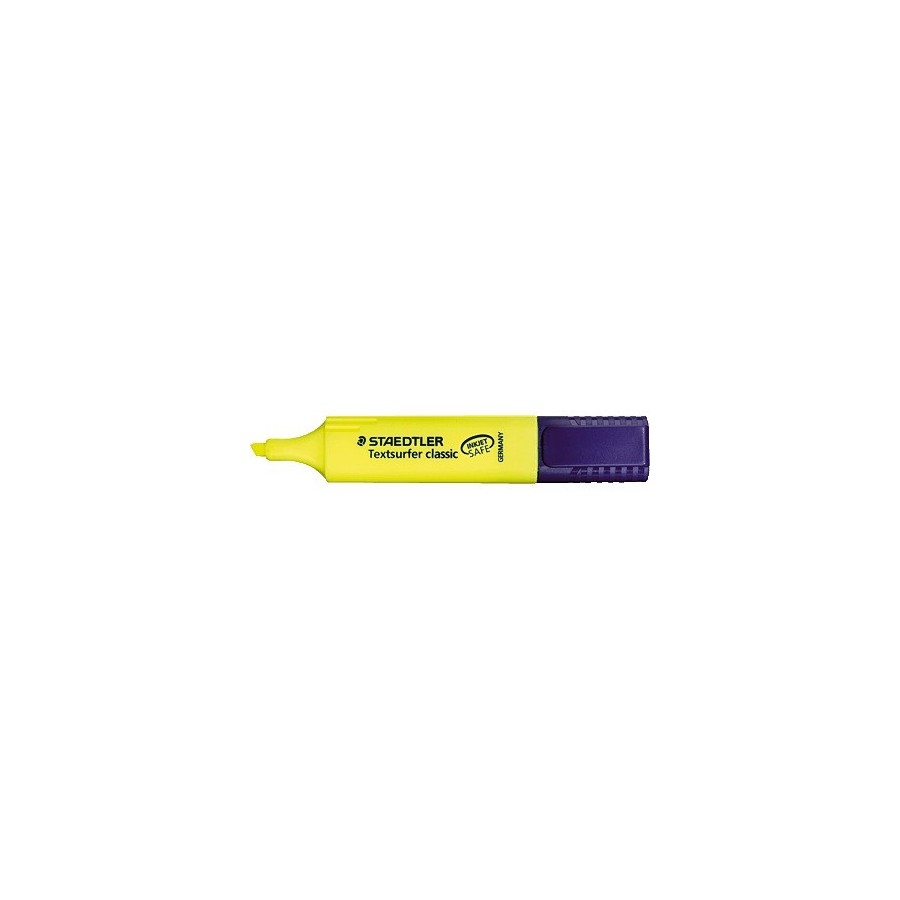 1400-MARCADOR FLUORESCENTE TEXTSURFER CLASSIC 1-5MM. AMARILLO STAEDTLER 364-1