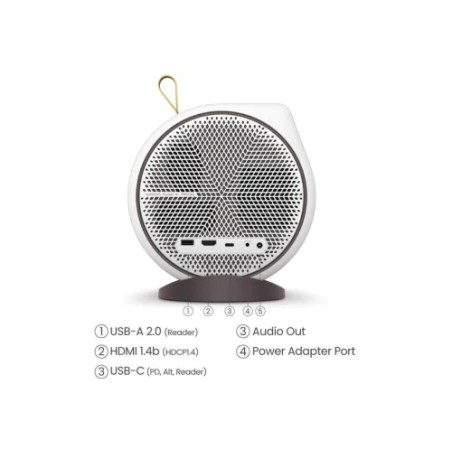 14011-BENQ PROYECTOR GV31 (9H.JS877.59E) 300lm, 1080p, REC709, TR 1.2, 16W treVolo Chamber speaker (2.1 ch), 135 degree