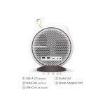 14011-BENQ PROYECTOR GV31 (9H.JS877.59E) 300lm, 1080p, REC709, TR 1.2, 16W treVolo Chamber speaker (2.1 ch), 135 degree