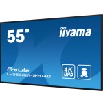 14015-iiyama PROLITE Pizarra de caballete digital 139,7 cm (55") LED Wifi 500 cd / m2 4K Ultra HD Negro Procesador incor