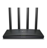 14018-TP-Link Archer AX12 router inalambrico Ethernet rapido Tribanda (2,4 GHz/5 GHz/5 GHz) Negro