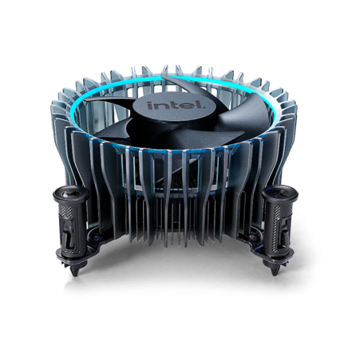 14032-Intel Laminar RM1 Procesador Ventilador Negro, Azul