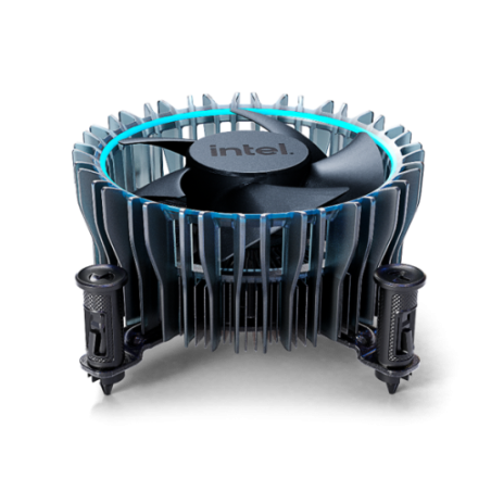 14032-Intel Laminar RM1 Procesador Ventilador Negro, Azul