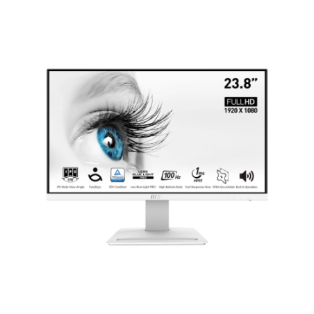 14042-MSI PRO MP243XW pantalla para PC 60,5 cm (23.8") 1920 x 1080 Pixeles Full HD Blanco