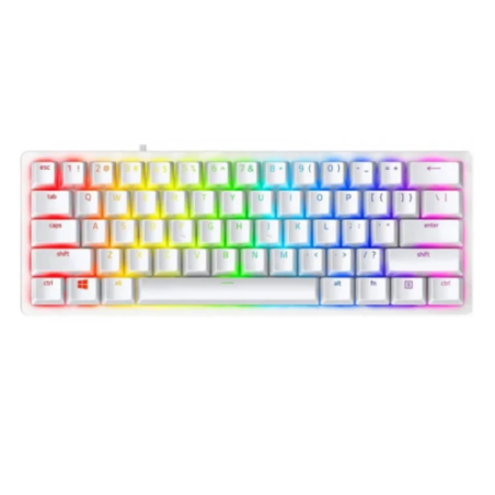 14053-Razer Huntsman V3 Pro Mini teclado Juego USB Blanco