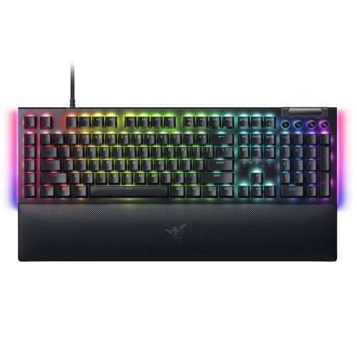 14057-TECLADO RAZER BLACKWIDOW V4 GREEN SWITCH (USA) (RZ03-04690100-R3M1)
