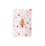 14102-PACK 6 TARJETAS DE FELICITACION NAVIDAD - TAMANO 11,5 X 17 CM - MODELO WOOD DOHE 70039