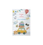 14110-PACK 6 TARJETAS DE FELICITACION JUBILACION - TAMANO 11,5 X 17 CM - MODELO VACACIONES DOHE 70079