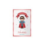 14114-PACK 6 TARJETAS DE FELICITACION PAPAS - TAMANO 11,5 X 17 CM - MODELO SUPERDAD DOHE 70082