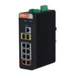 14134-(DH-IS4210-8GT-120) DAHUA SWITCH INDUSTRIAL L2 GESTIONABLE POE 2.0 WATCHDOG 8 PUERTOS + 2 GIGABIT SFP