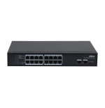 14143-(DH-PFS3218-16GT-135) DAHUA SWITCH L2 POE 16 PUERTOS + 2 GIGABIT SFP
