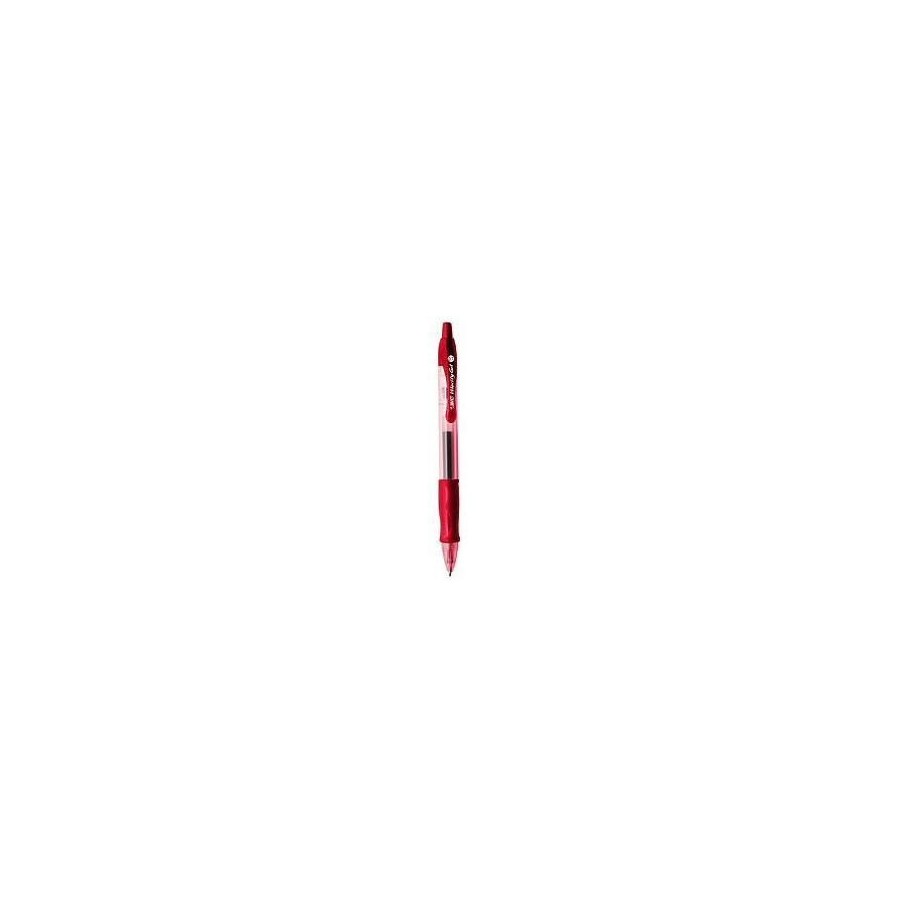 1419-BIC 829159 boligrafo Rojo Boligrafo de punta retractil con pulsador 12 pieza(s)