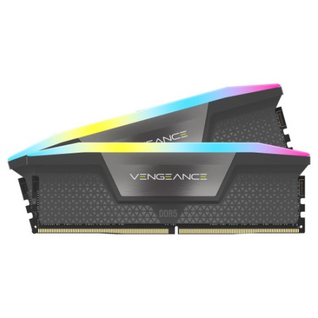 14219-MEMORIA CORSAIR DDR5 32GB 2X16GB PC5600 VENGEANCE RGB CMH32GX5M2B5600Z40