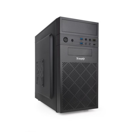 14221-TooQ Caja Minitorre Micro-ATX Negra