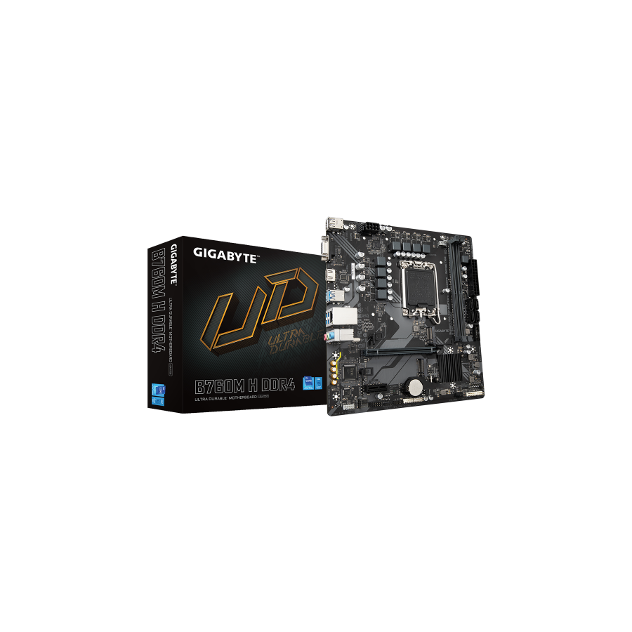 14233-Gigabyte B760M H DDR4 (rev. 1.0) Intel B760 Express LGA 1700 micro ATX