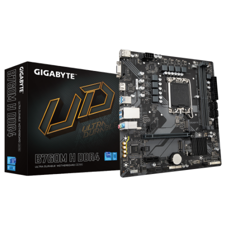 14233-Gigabyte B760M H DDR4 (rev. 1.0) Intel B760 Express LGA 1700 micro ATX
