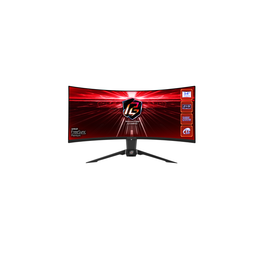 14237-MONITOR ASROCK PG34WQ15R2B,34",CURVO