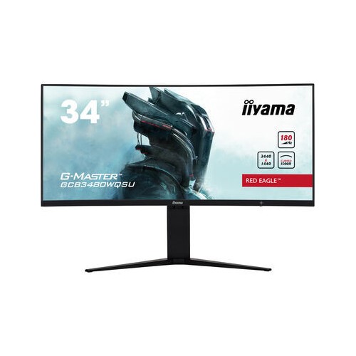 14242-MONITOR IIYAMA 34" GAMING CURVO, UWQHD, 180HZ, 0,4 MS, HDMI, DISPLAYPORT