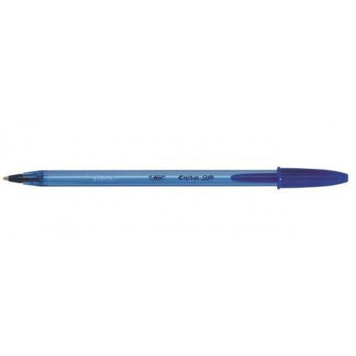 1435-BOLIGRAFO CRISTAL SOFT TRAZO 0,5 MM. COLOR AZUL BIC 951434
