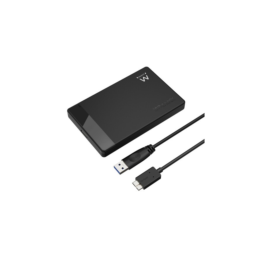 14351-EWENT CAJA HDD/SDD SATA 2.5 SIN TORNILLOS USB 3.2