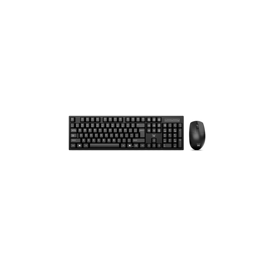 14364-Ewent EW3281 teclado Raton incluido RF inalambrico QWERTY Espanol Negro