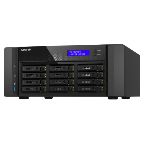 14372-QNAP TS-h1290FX NAS Torre Ethernet Negro 7302P