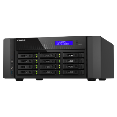 14372-QNAP TS-h1290FX NAS Torre Ethernet Negro 7302P