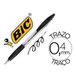 1440-BOLIGRAFO RETRACTIL TRAZO 0,4 MM. ATLANTIS NEGRO BIC 887132