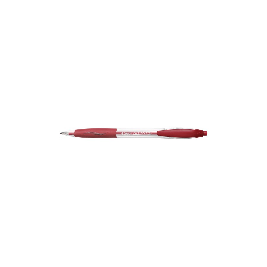 1441-BOLIGRAFO RETRACTIL TRAZO 0,4 MM. ATLANTIS ROJO BIC 887133