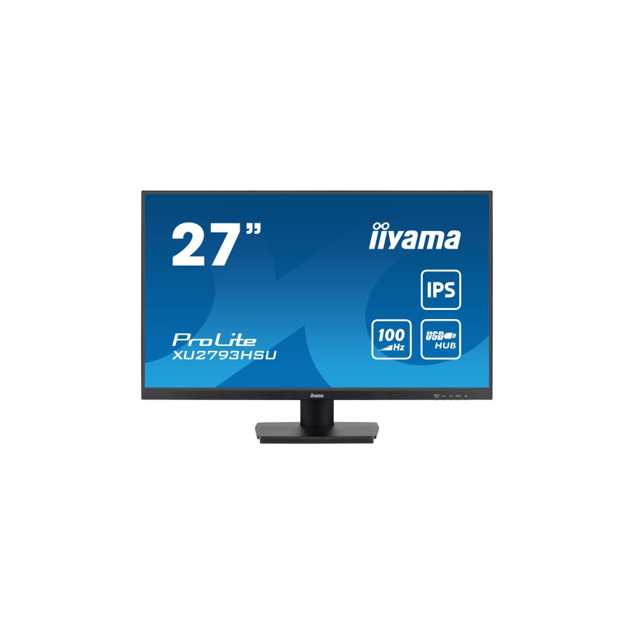 14502-MONITOR IIYAMA 27" PROLITE XU2793HSU-B6, IPS, 100HZ, 1MS, USB, HDMI, DISPLAYPORT, ALT 2x2W, INCLI