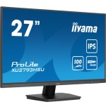 14503-MONITOR IIYAMA 27" PROLITE XU2793HSU-B6, IPS, 100HZ, 1MS, USB, HDMI, DISPLAYPORT, ALT 2x2W, INCLI