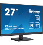 14505-MONITOR IIYAMA 27" PROLITE XU2792HSU-B6, IPS, 100HZ, 0,4MS, USB, HDMI, DISPLAYPORT, 2x2W, INCLI
