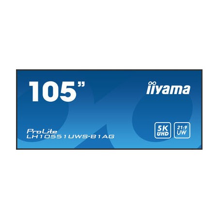 14543-MONITOR PROFESIONAL IIYAMA 105" (LH10551UWS-B1AG) / TIEMPO OPERACION 24/7 / USO HORIZONTAL Y VERTICAL / IPS / 5120