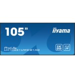 14543-MONITOR PROFESIONAL IIYAMA 105" (LH10551UWS-B1AG) / TIEMPO OPERACION 24/7 / USO HORIZONTAL Y VERTICAL / IPS / 5120