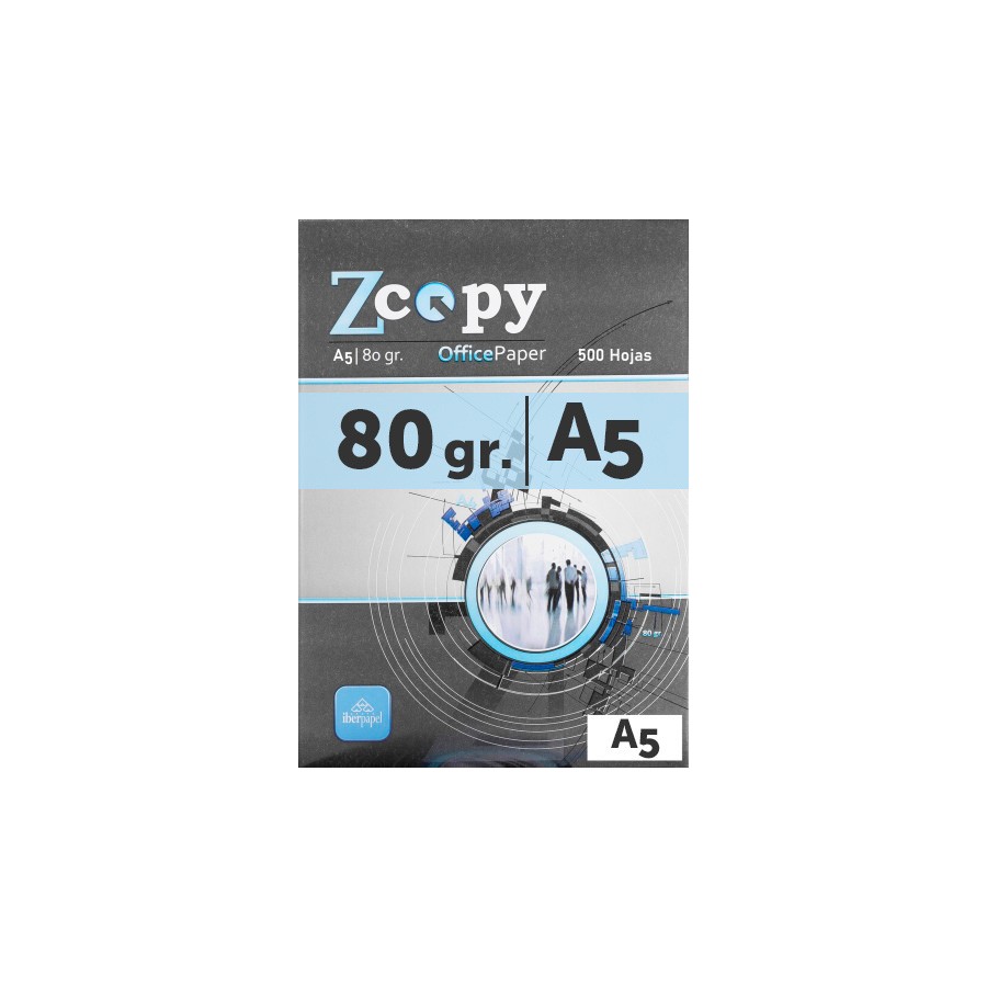 14558-PAQUETE 500H PAPEL 80GR A5 ZCOPY CIE 146 A5ZCOPY80GR