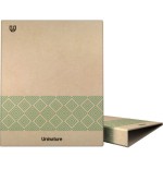 14567-CARPETA RECICLADA ANILLAS 4x25MM KRAFT SOFT A4 VERDE UNINATURE 7323820