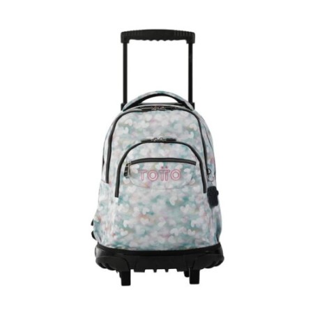 14598-MOCHILA ESCOLAR CON RUEDAS CORAZONES PASTEL TOTTO MA03ECO006-2311P-4HX