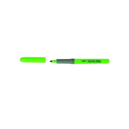 1460-MARCADOR FLUORESCENTE HIGHLIGHTER GRIP TRAZO 1,5-3,3MM. VERDE BIC 811932