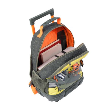 14612-MOCHILA ESCOLAR CON RUEDAS MEDIANA DE CARTOONS TOTTO MJ03BWM005-2310-4DJM