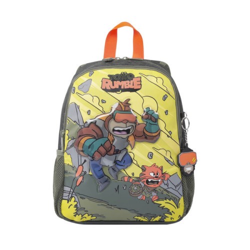 14615-MOCHILA ESCOLAR PEQUENA DE CARTOONS TOTTO MJ04BWM001-2310-4DJS