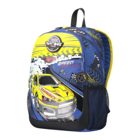 14624-MOCHILA ESCOLAR GRANDE DE CARRERAS DE COCHES TOTTO MJ04VLC003-2310-6J7L