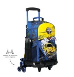 14626-MOCHILA ESCOLAR CON RUEDAS GRANDE DE CARRERAS DE COCHES TOTTO MJ03VLC003-2310-6J7L