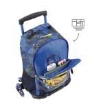 14627-MOCHILA ESCOLAR CON RUEDAS GRANDE DE CARRERAS DE COCHES TOTTO MJ03VLC003-2310-6J7L