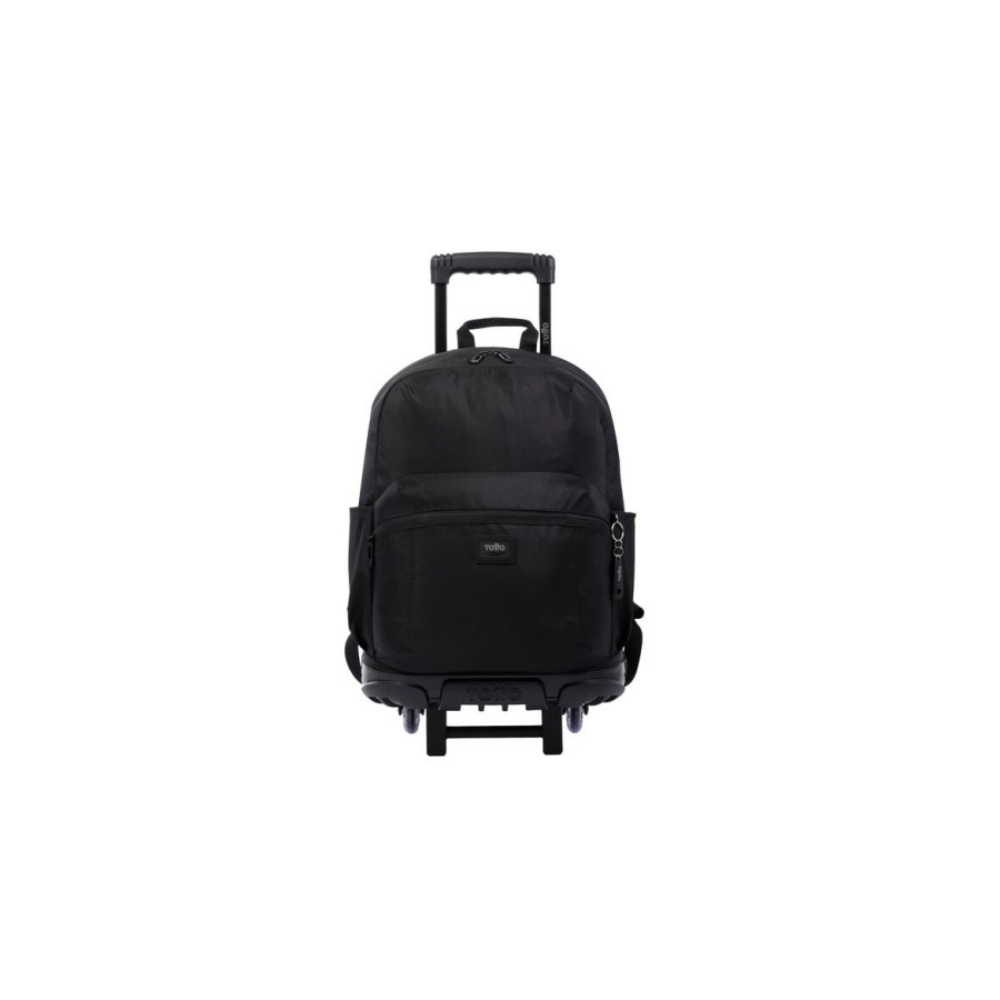 14632-MOCHILA ESCOLAR CON RUEDAS GRANDE NEGRA - TRIK TOTTO MA03TKI003-22200-N01
