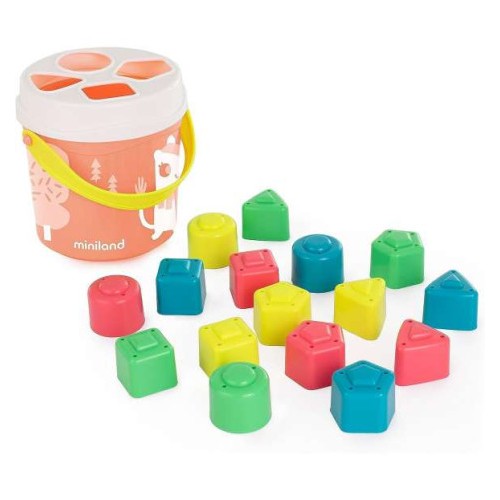 14658-CUBO & FORMAS ENCAJABLE COLOR SALMON MINILAND 5005097342