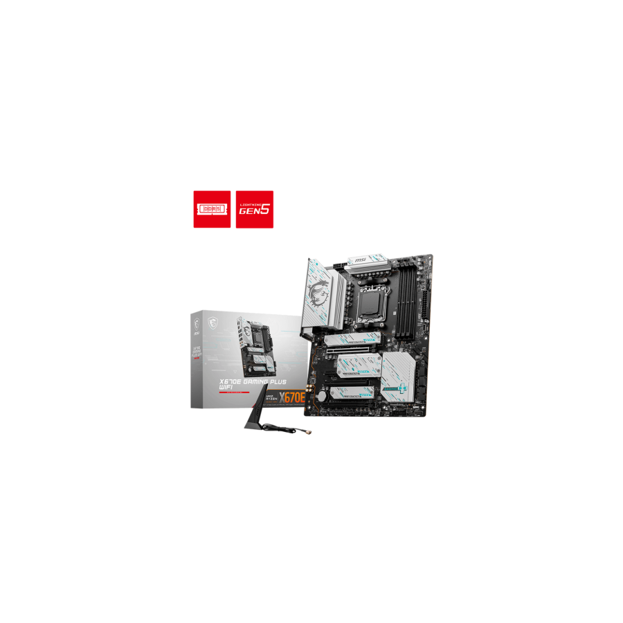 14689-PLACA MSI MAG X670E GAMING PLUS WIFI,AMD,AM5,X670,4DDR5,192,HDMI+DP,4SATA3+4M.2,13USB3.2.5GB+WIFI6E+BT5.3,ATX