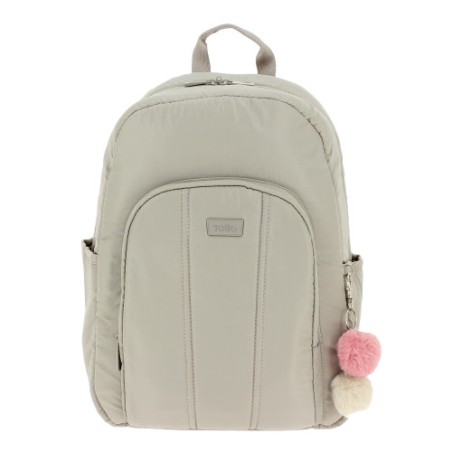 14737-MOCHILA ARLET BEIGE PARA PORTATIL 14" TOTTO MA04ARL001-22100-T11