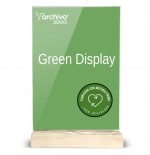 14750-EXPOSITOR SOBREMESA SOSTENIBLE GREENDISPLAY 4X21X33CM A4 ARCHIVO2000 15904M1 CS TP
