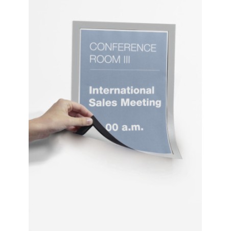 14760-Durable Duraframe Magnetic A4 marco magnetico Plata